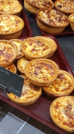 Homemade quiches