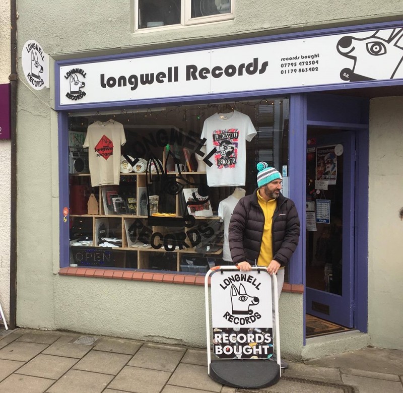 Proud shop owner