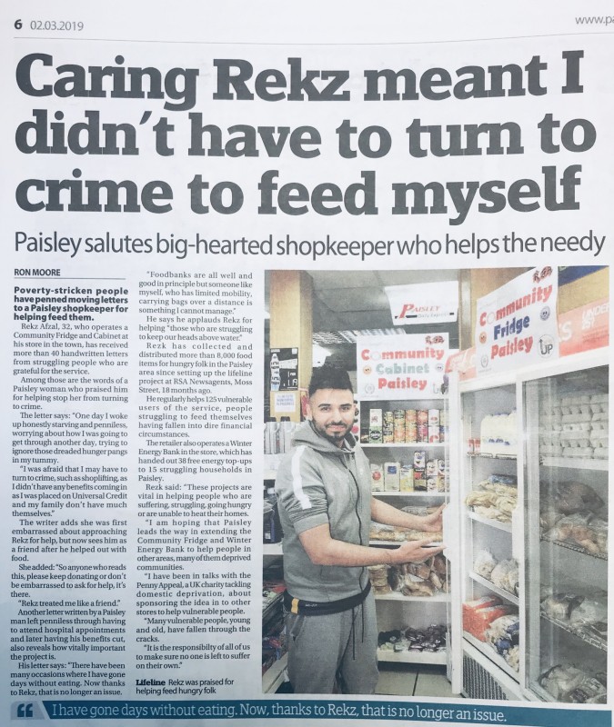 Press Article - positive impact of service