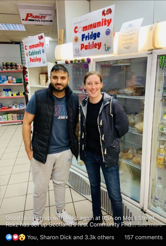 MP Mhairi Black at the Shop