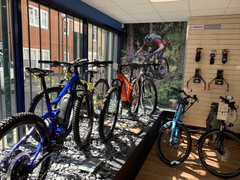 E-Bike Window Display
