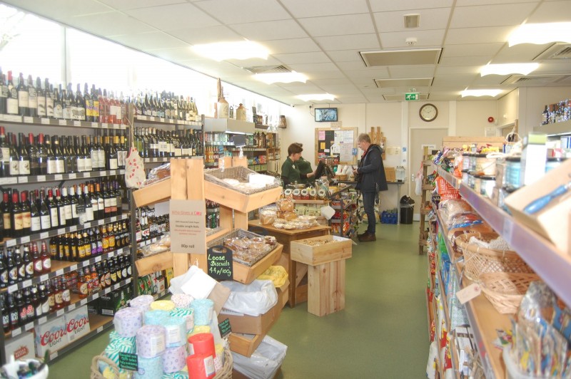 interia of the shop