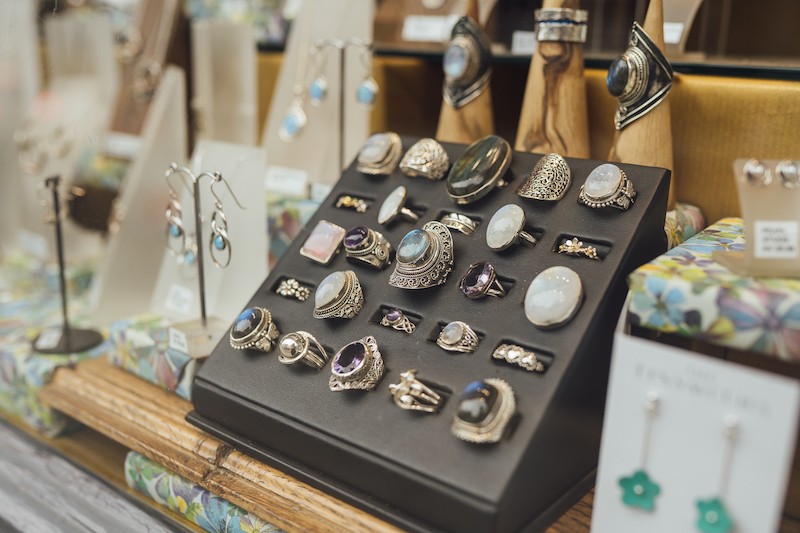 Beautiful silver and gemstone jewellery